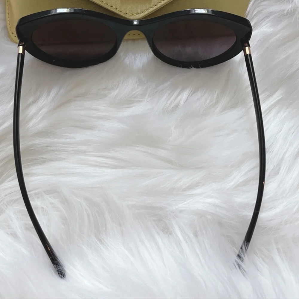 Dolce & Gabbana #6124 Black/ Light Grey Ombré lens Cat Eye Sunglasses - Picture 10 of 16